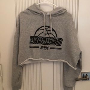 Cropped hoodie